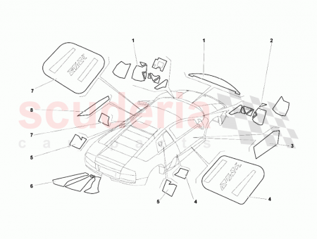 Photo of TUNNEL LOWER INSULATION SET MANUAL GEARBOX…