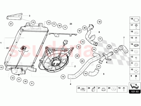 Photo of LH COMPLETE WATER RADIATOR…