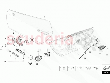 Photo of DOOR HANDLE INNER…