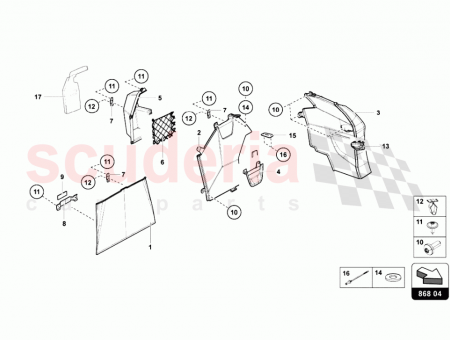 Photo of Trim Plate For Seat Belt Guide…