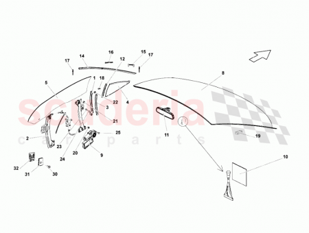 Photo of LH HANDLE CENTER PORTION CARBON INTERIOR…