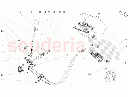 Photo of SHIFT LEVER SUPPORT WITH TIE RODS…