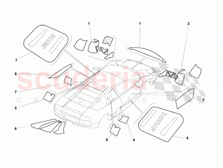 Photo of TUNNEL LOWER INSULATION SET MANUAL GEARBOX…