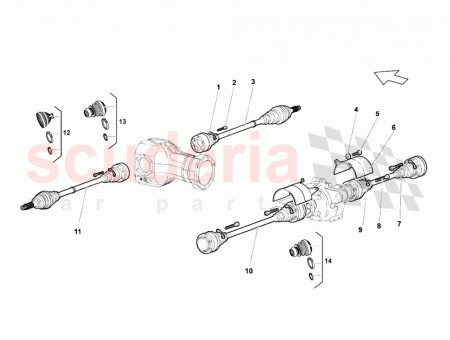 Photo of RH REAR OMOKINETIC SHAFT…