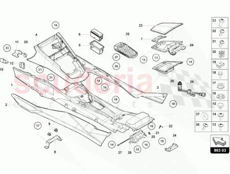 Photo of SIDE PANEL TRIM FOR CENTRE CONSOLE…