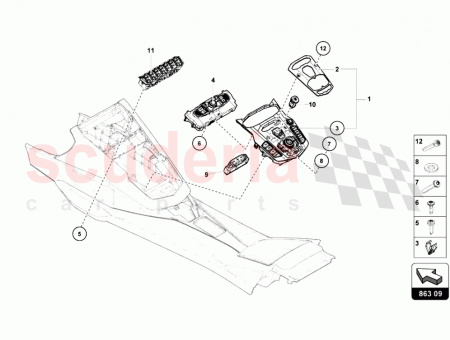 Photo of Display Unit carbon Interior alluminium 7…