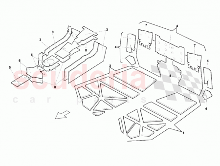 Photo of TUNNEL INSULATION INSIDE PASSENGER COMPARTMENT MANUAL GEARBOX…