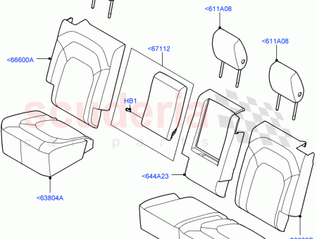 Photo of COVER REAR SEAT BACK…