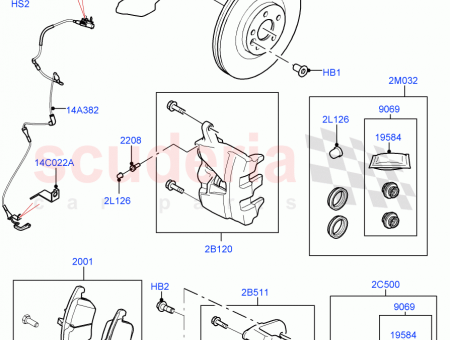 Photo of KIT CALIPER BRAKE PAD MTG PARTS…