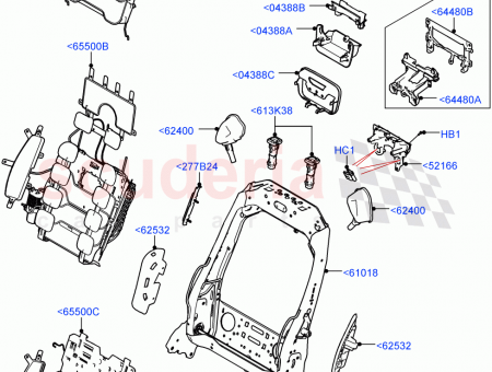 Photo of BRACKET FRONT SEAT BACK FRAME…