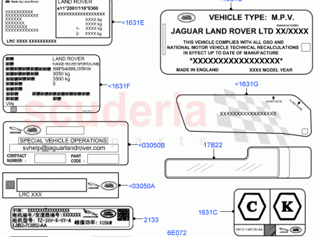 Photo of Label Vehicle Identification…