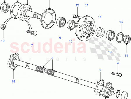 Photo of SHAFT REAR AXLE OUTER STUB…