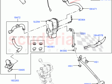 Photo of HOSE AUXILIARY HEATER OUTLET…