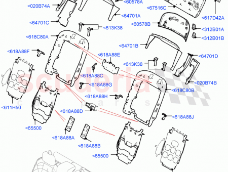 Photo of HALO ASSEMBLY REAR SEAT BACK…