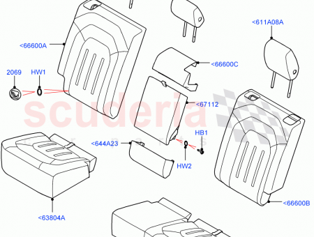 Photo of COVER REAR SEAT BACK…