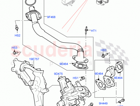 Photo of TUBE EGR VALVE TO INLET MANIFOLD…