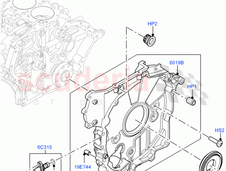 Photo of RETAINER AND SEAL CRANKSHAFT…