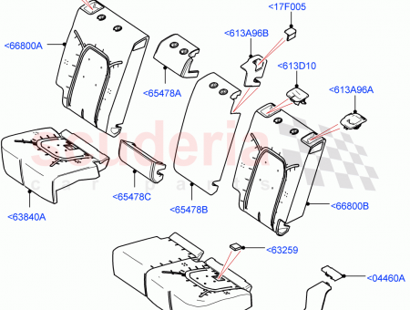 Photo of PAD REAR SEAT BACK…