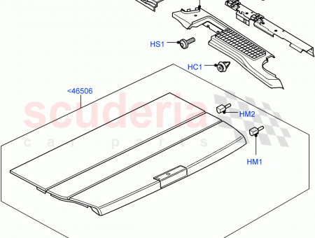 Photo of Support Rear Package Tray Trim…