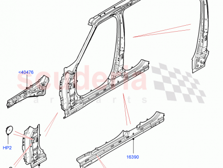 Photo of REINFORCEMENT BODY SIDE DOOR SILL…