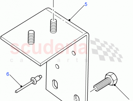 Photo of BRACKET SEAT BELT ANCHOR…