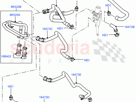 Photo of HOSE TURBOCHARGER TO INTERCOOLER…