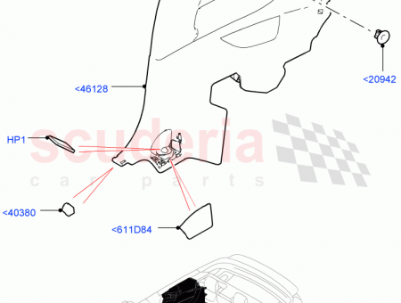 Photo of BEZEL SEAT BELT GUIDE BRACKET…