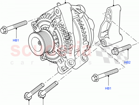 Photo of BRACKET ALTERNATOR…