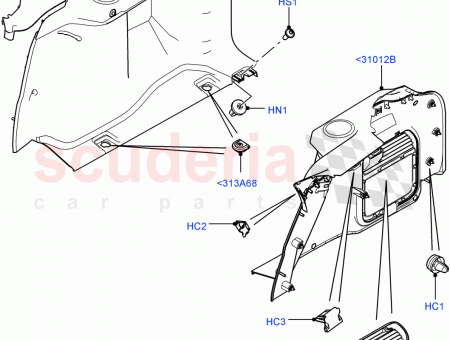 Photo of HOOK LUGGAGE COMPARTMENT TIE DOWN…