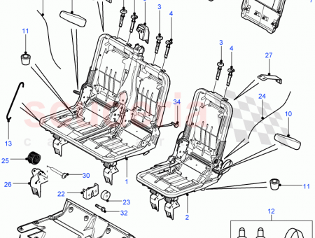 Photo of LATCH REAR SEAT BACK…