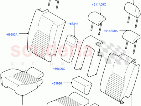 Photo of COVER REAR SEAT BACK…