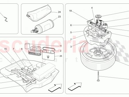 Photo of SPARE WHEEL ASSEMBLY EURO 6 18 COLLAPSIBLE SPARE…