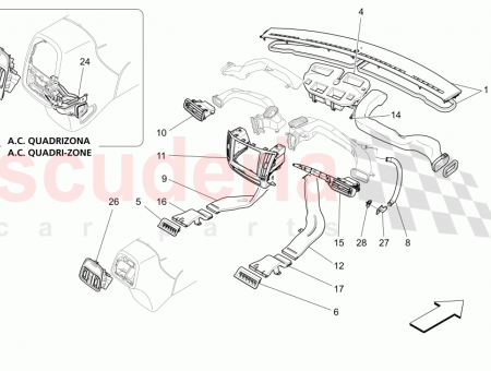 Photo of LH REAR AIR DUCT GRILL SAND…