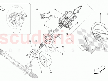 Photo of STEERING WHEEL LEATHER COVERED 3 SPOKE STEERING WHEEL…