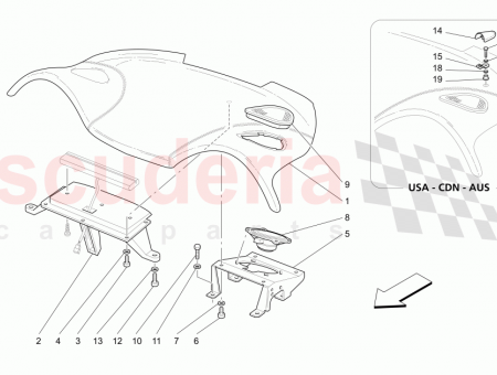 Photo of REAR UNDER WINDOW PANEL BORDEAUX BORDEAUX 364014601…