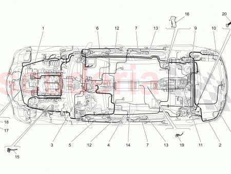 Photo of PASSENGER COMPARTMENT WIRING HARNESS EU CN US CD…