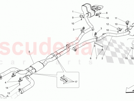 Photo of RH FRONT SILENCER SUPPORT…