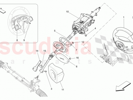 Photo of STEERING WHEEL THREE SPOKE SAND STEERING WHEEL WITH…