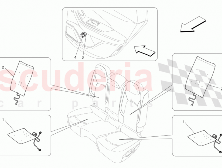 Photo of RH BUTTON FOR SEAT HEATING REAR SEAT BENCH…