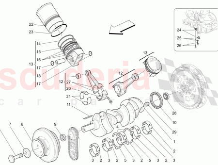 Photo of LH SIDE ENGINE PISTON WITH RINGS…