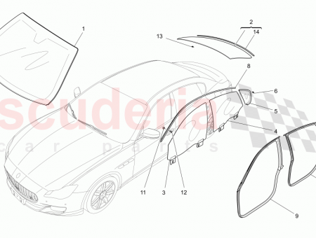 Photo of RH REAR QUARTER WINDOW ASSEMBLY…