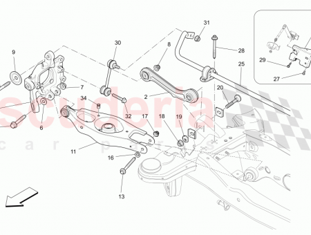 Photo of LH REAR HUB HOLDER ASSEMBLY DUAL CAST BRAKING…