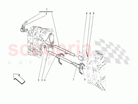 Photo of 1ST 2ND AND REVERSE GEAR SELECTOR ROD ASSEMBLY…