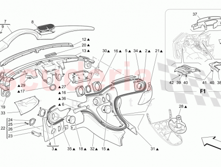 Photo of CENTRAL BODY IN THEDASHBOARD CARTA DA ZUCCHERO CARTA…