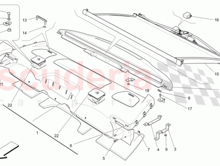 Photo of PARCEL SHELF ASSEMBLY COMFORT LUXURY REAR SEATS WITH…