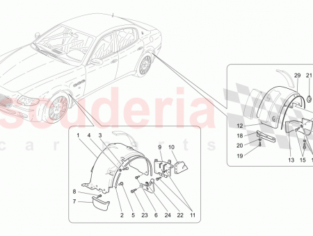 Photo of LH REAR WHEEL BOX DEFLECTOR…