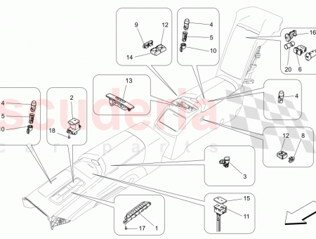 Photo of ELECTRIC PARKING BRAKE SWITCH BRIGHT CHROME…