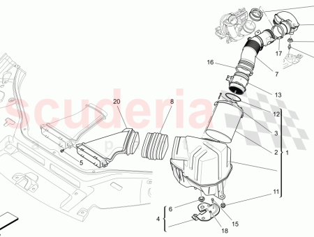 Photo of CLEAN AIR INTAKE SLEEVE FLOWMETER SIDE…