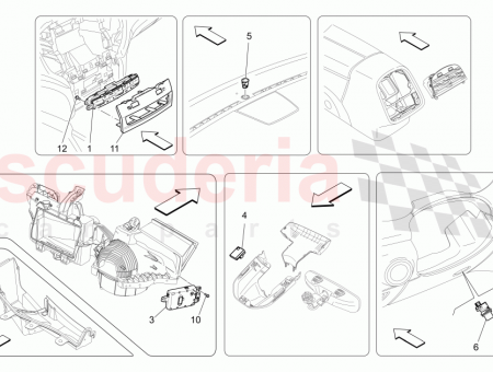 Photo of SWITCH CENTRAL TRIM PLATE BLACK…