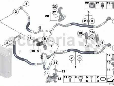 Photo of Bracket oil cooler line 17 22…